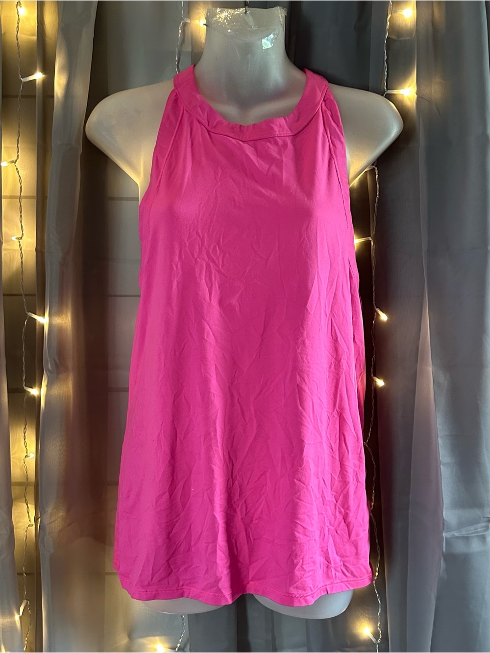 Athleta Gap hot pink razorback tank top Sz S